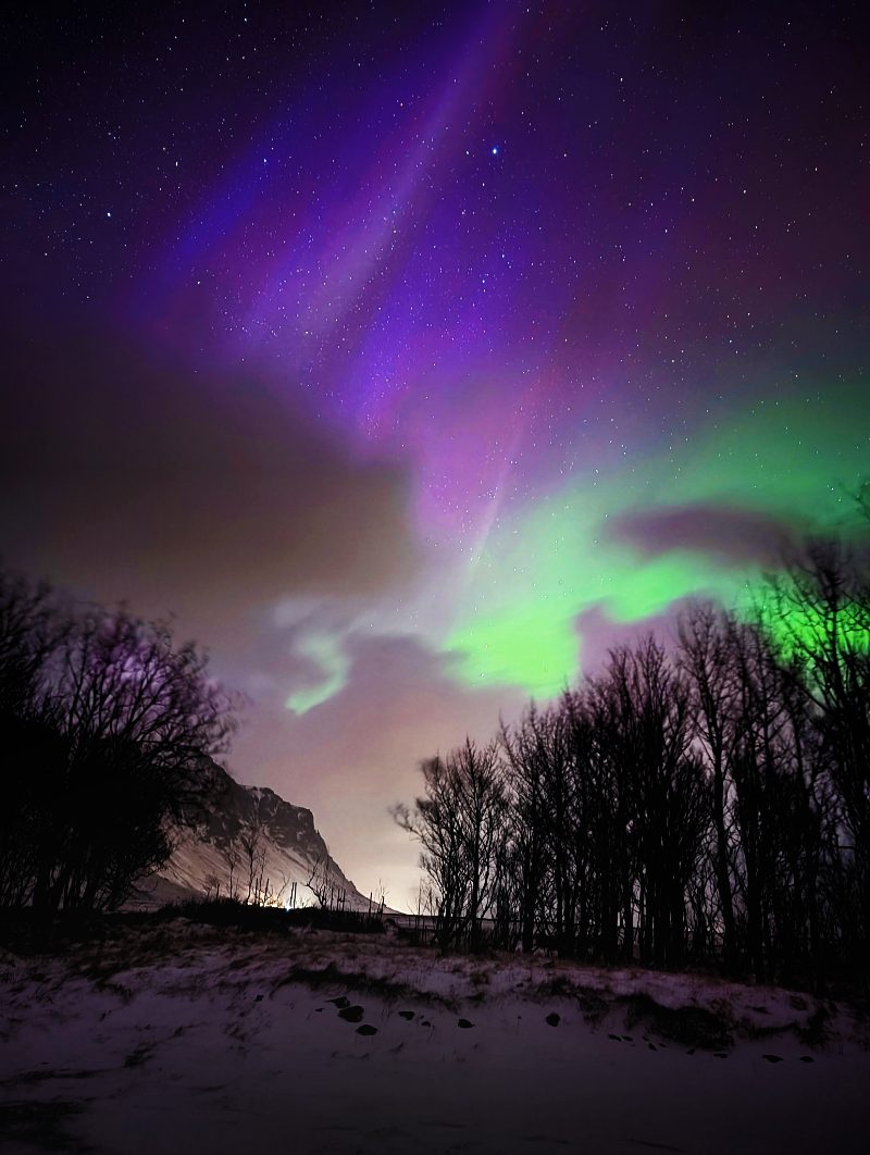 Aurora sighting by Iceland by Stefania