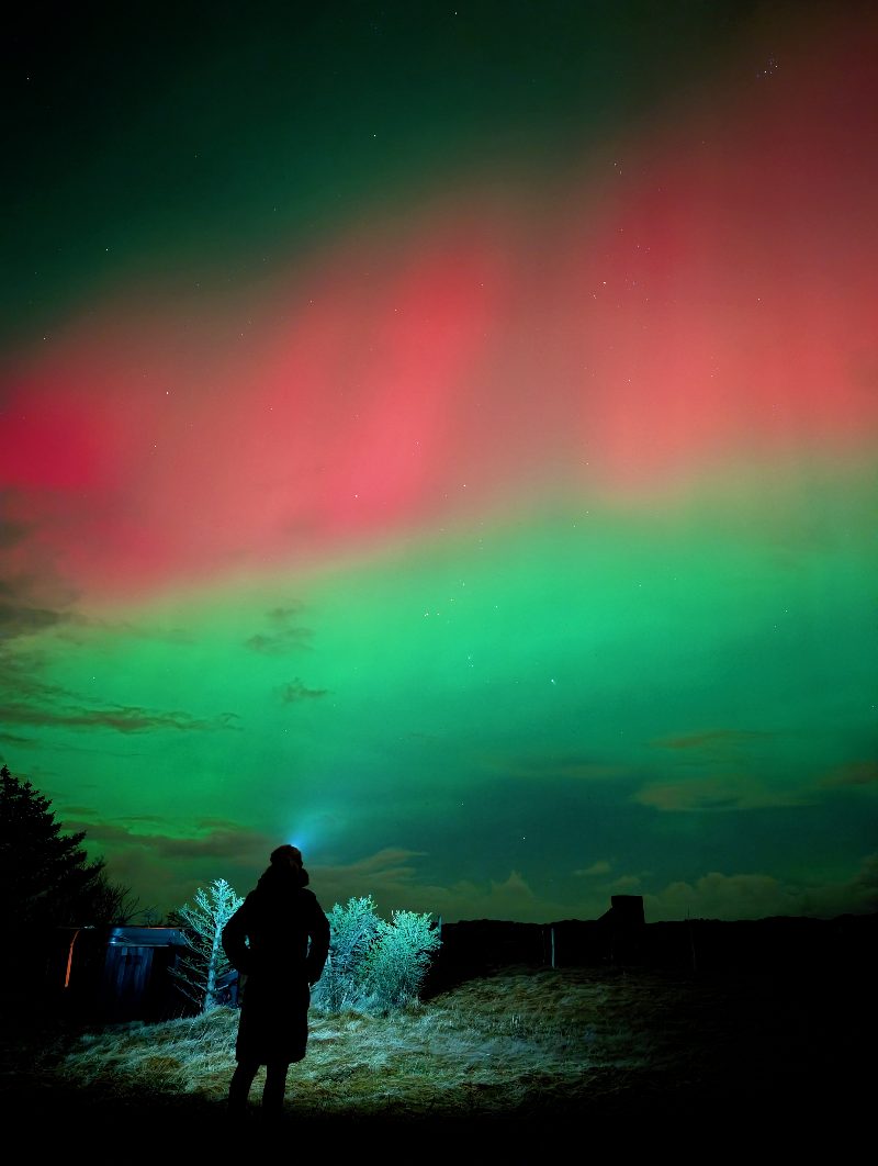 Aurora sighting by Iceland by Stefania