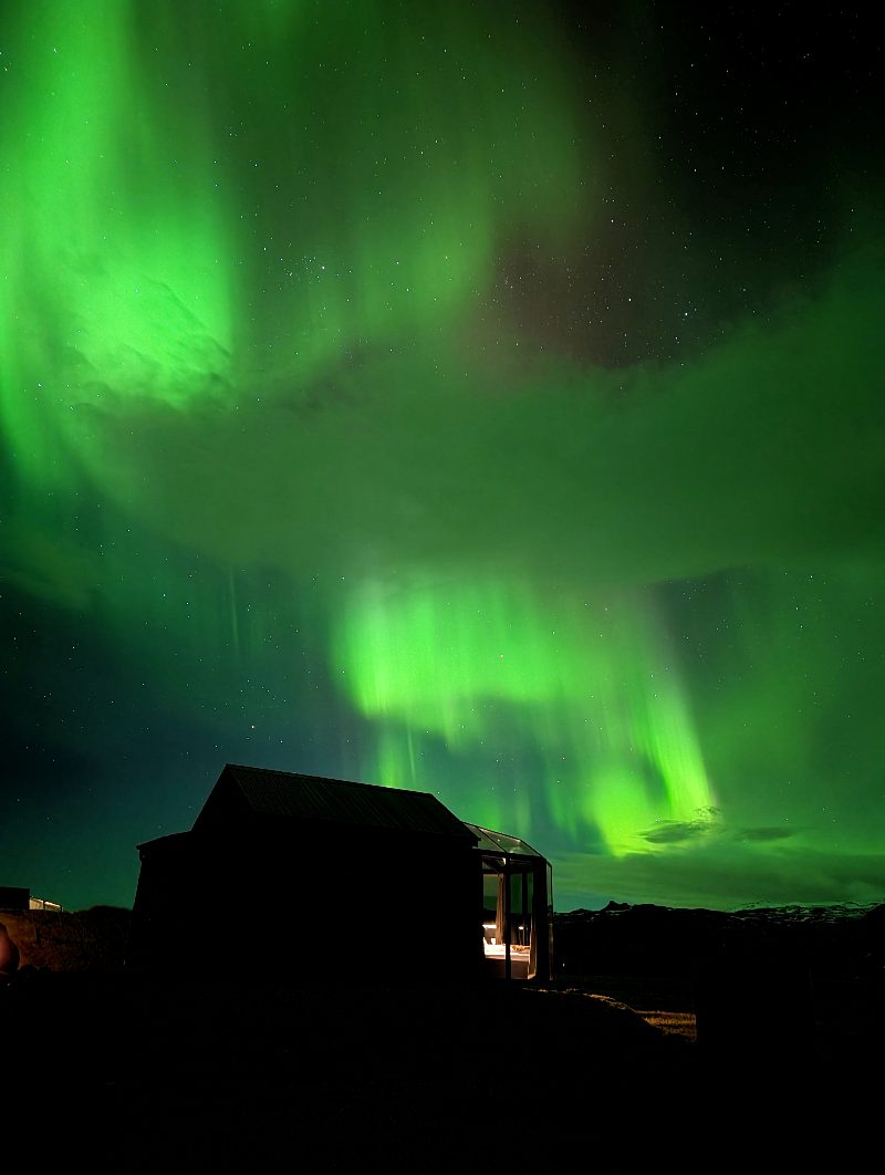 Aurora sighting by Iceland by Stefania