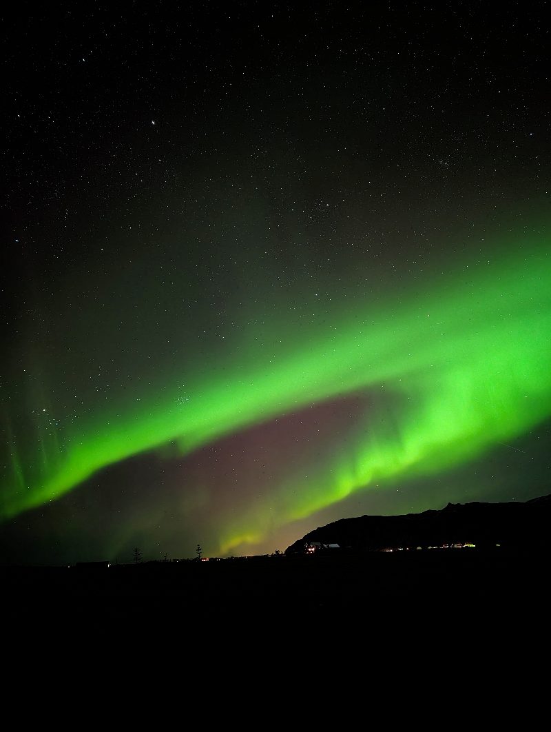 Aurora sighting by Iceland by Stefania