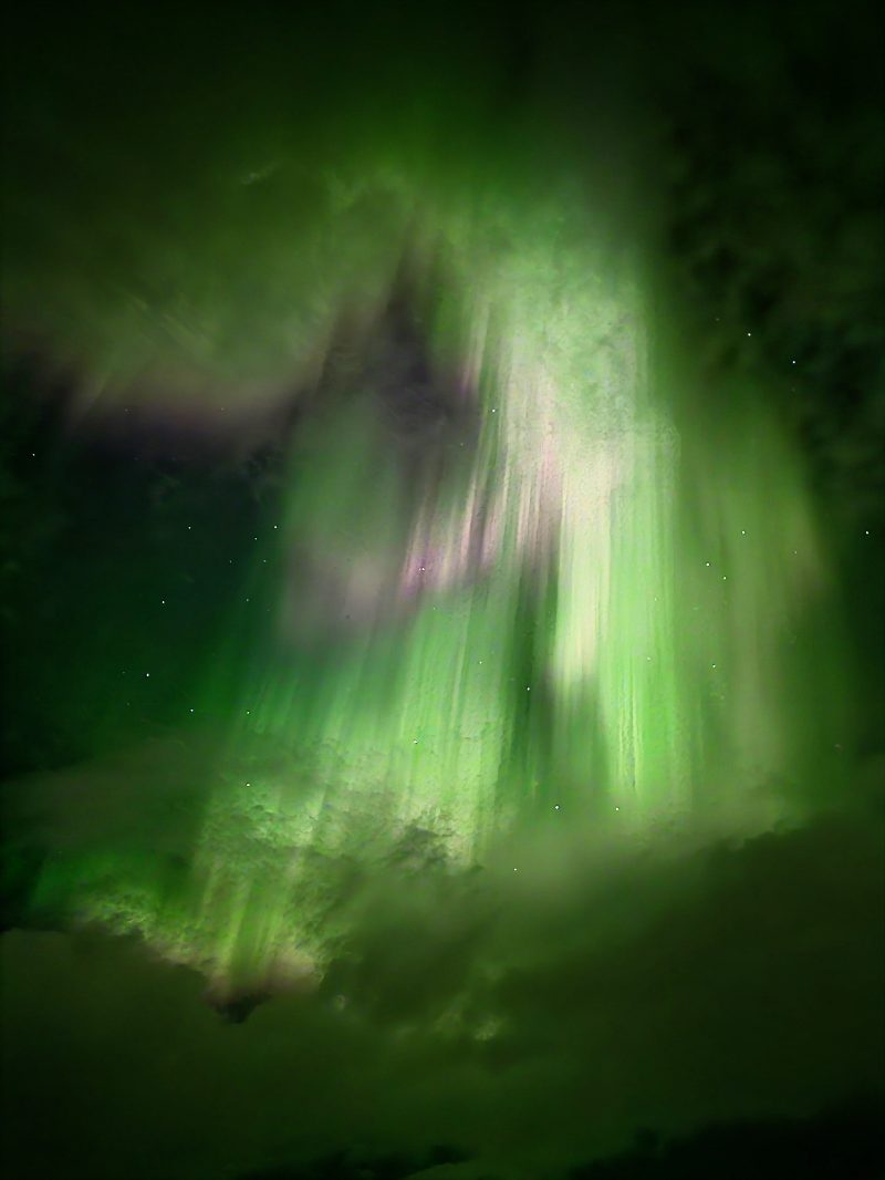 Aurora sighting by Iceland by Stefania